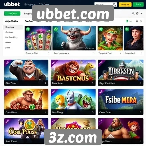Análise da variedade de jogos disponíveis no ubbet.com