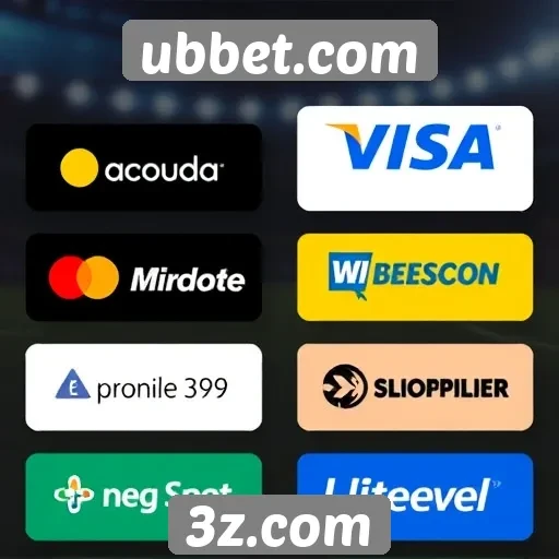 Métodos de pagamento disponíveis no ubbet.com